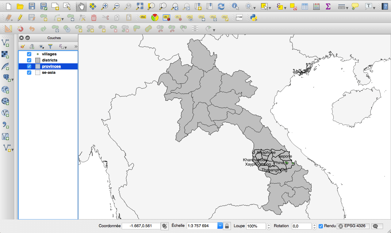 Charger toutes les couches dans QGIS