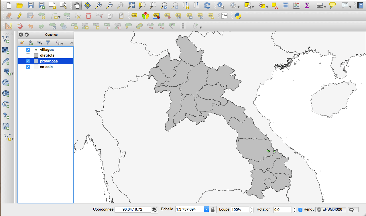 Préparer la seconde carte